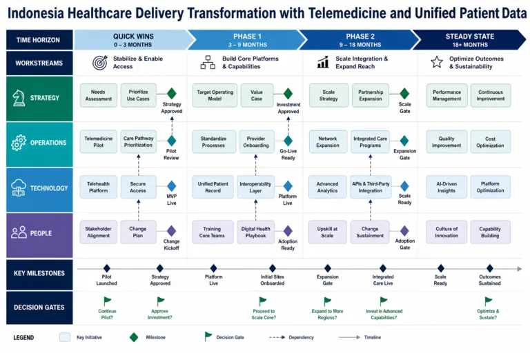 Roadmap — Healthcare Transformation: Elevating Patient Care and Accessibility in Indonesia