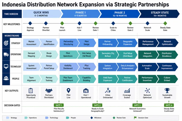 Roadmap — Distribution Network Expansion: Building Strategic Partnerships in Indonesia