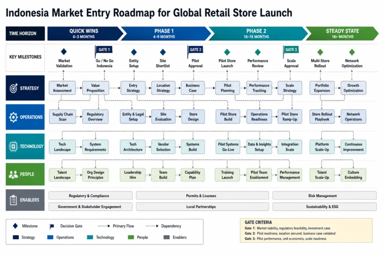 Roadmap — Market Entry Strategy: Launching a Global Brand in Indonesia