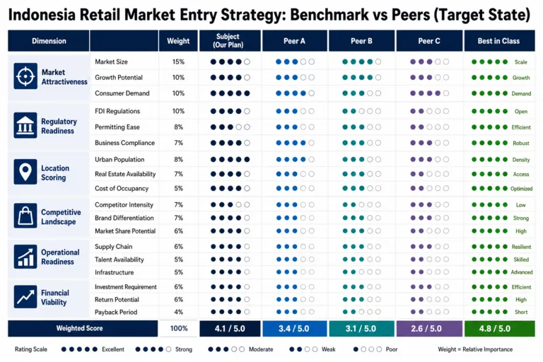 Benchmark — Market Entry Strategy: Launching a Global Brand in Indonesia
