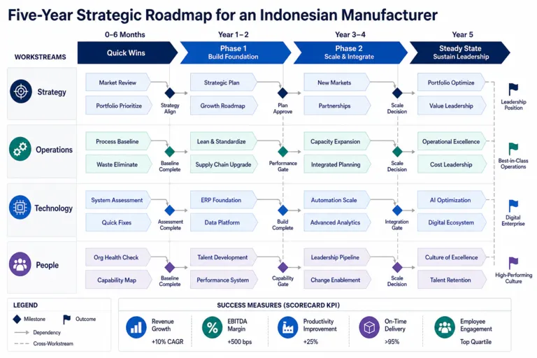 Roadmap — Strategic Roadmap Development: Guiding Corporate Growth in Indonesia