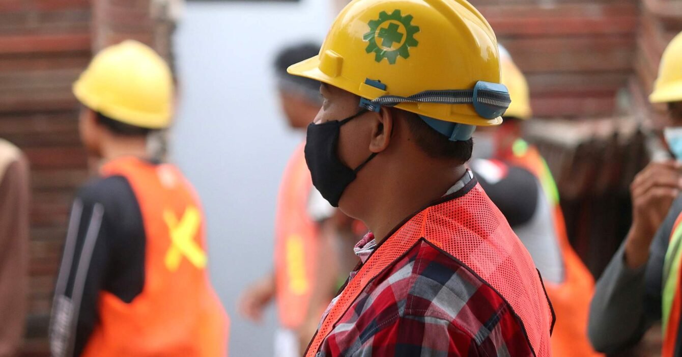 Indonesian Construction Worker